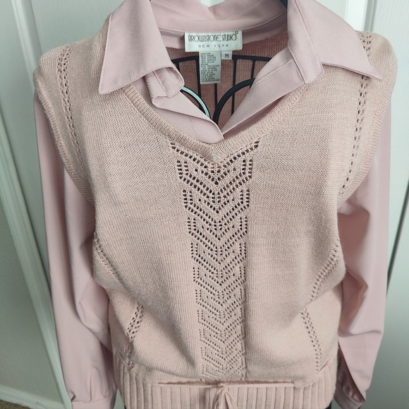 Brownstone Studio New York Sweater, Pink, Medium - Picture 2 of 6